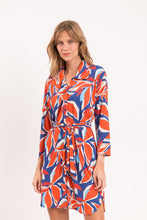 Laden Sie das Bild in den Galerie-Viewer, Image 08: Rio De Sol Hemdblusenkleid Leaves Chemise