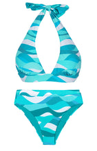 Laden Sie das Bild in den Galerie-Viewer, Product Front: Rio De Sol Set Set Mayaguana Halter-Cos Hotpant-Cos