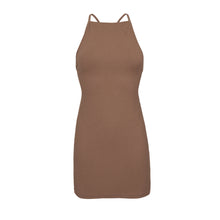 Laden Sie das Bild in den Galerie-Viewer, Product Front: Rio De Sol Mini Dress Sand-Cappuccino Talia Dress