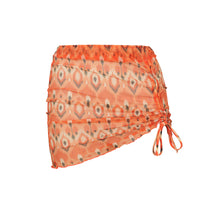 Laden Sie das Bild in den Galerie-Viewer, Product Front: Rio De Sol Strandrock Maracai Mini Skirt Ruched