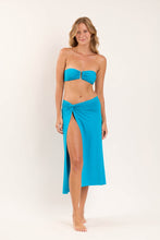 Laden Sie das Bild in den Galerie-Viewer, Image 04: Rio De Sol Strandrock Fluity-Navega Long Skirt Knot