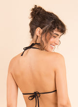 Laden Sie das Bild in den Galerie-Viewer, Model Back: Rio De Sol Oberteil Top Bora-Black Tri-Inv