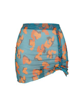 Laden Sie das Bild in den Galerie-Viewer, Product Front: Rio De Sol Strandrock Luma Mini Skirt Ruched