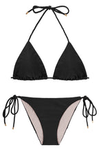 Laden Sie das Bild in den Galerie-Viewer, Product Front: Rio De Sol Set Set Shimmer-Black Tri-Rope Ibiza-Rope