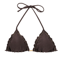 Laden Sie das Bild in den Galerie-Viewer, Product Front: Rio De Sol Oberteil Top Shimmer-Coffee Frufru