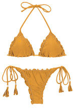 Laden Sie das Bild in den Galerie-Viewer, Product Front: Rio De Sol Set Set Damasco Frufru-Fio