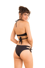 Laden Sie das Bild in den Galerie-Viewer, Model Back: Rio De Sol Unterteil Bottom Dots-Black Madrid