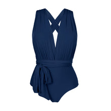 Laden Sie das Bild in den Galerie-Viewer, Product Front: Rio De Sol Badeanzug Navy Marina