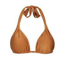 Laden Sie das Bild in den Galerie-Viewer, Product Front: Rio De Sol Oberteil Top Shimmer-Nocciola Mel