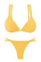 Laden Sie das Bild in den Galerie-Viewer, Product Front: Rio De Sol Set Set Malibu-Yellow Tri-Duo Mini-Duo