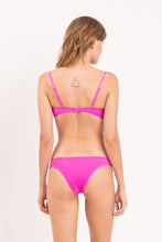 Laden Sie das Bild in den Galerie-Viewer, Model Back: Rio De Sol Oberteil Top Malibu-Rosa Bandeau-Duo