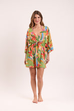 Laden Sie das Bild in den Galerie-Viewer, Model Front: Rio De Sol Kaftans/Cover-Ups Tropical Kaftan Bel