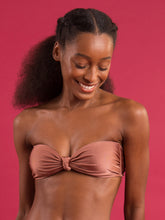 Laden Sie das Bild in den Galerie-Viewer, Image 09: Rio De Sol Oberteil Top Shimmer-Copper Bandeau-Joy