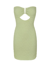 Laden Sie das Bild in den Galerie-Viewer, Product Front: Rio De Sol Mini Dress Brisa-Pistache Sara Dress
