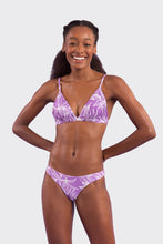 Laden Sie das Bild in den Galerie-Viewer, Model Front: Rio De Sol Oberteil Top Trail-Purple Tri-Fixo