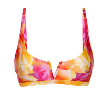 Laden Sie das Bild in den Galerie-Viewer, Product Front: Rio De Sol Oberteil Top Tiedye-Red Bra-V