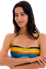 Laden Sie das Bild in den Galerie-Viewer, Gallery: Rio De Sol Oberteil Top Artsy Bandeau-Pli