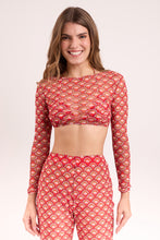 Laden Sie das Bild in den Galerie-Viewer, Gallery: Rio De Sol Strandtop Floral-Scales Top Harper