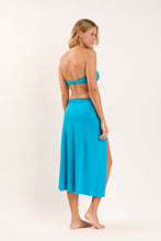 Laden Sie das Bild in den Galerie-Viewer, Model Back: Rio De Sol Strandrock Fluity-Navega Long Skirt Knot