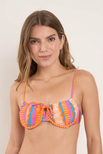Laden Sie das Bild in den Galerie-Viewer, Gallery: Rio De Sol Oberteil Top Stripes Balconet-Tie