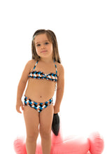 Laden Sie das Bild in den Galerie-Viewer, Model Front: Rio De Sol Mädchen-Bikini Geometric Kids