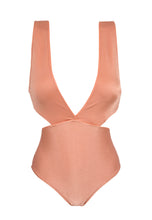 Laden Sie das Bild in den Galerie-Viewer, Product Front: Rio De Sol Badeanzug Trikini Ouro Rosa