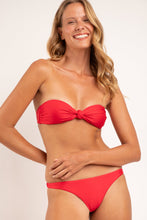 Laden Sie das Bild in den Galerie-Viewer, Image 06: Rio De Sol Oberteil Top Microfibra-Chic-Red Bandeau-Joy