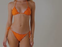 Laden und Abspielen von Videos im Galerie-Viewer, Video: Rio De Sol Oberteil Top Dots-Orange Frufru