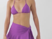 Laden und Abspielen von Videos im Galerie-Viewer, Video: Rio De Sol Strandrock Bio-Floreira Mini Skirt