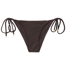 Laden Sie das Bild in den Galerie-Viewer, Product Front: Rio De Sol Unterteil Bottom Shimmer-Coffee Cheeky-Tie