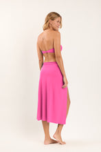 Laden Sie das Bild in den Galerie-Viewer, Model Back: Rio De Sol Strandrock Fluity-Amor Long Skirt Knot