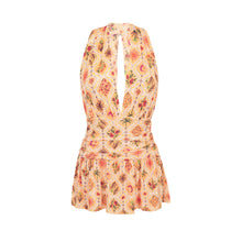 Laden Sie das Bild in den Galerie-Viewer, Product Front: Rio De Sol Mini Dress Mosaico Low Cut Dress