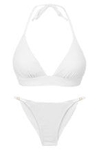 Laden Sie das Bild in den Galerie-Viewer, Product Front: Rio De Sol Set Set Bora-White Tri-Cos Cheeky-Fixa