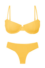 Laden Sie das Bild in den Galerie-Viewer, Product Front: Rio De Sol Set Set Malibu-Yellow Balconet Ciao