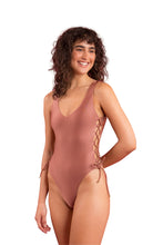 Laden Sie das Bild in den Galerie-Viewer, Image 04: Rio De Sol Badeanzug Shimmer-Copper Zoe