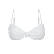 Laden Sie das Bild in den Galerie-Viewer, Product Front: Rio De Sol Oberteil Top Memphis-White Bandeau-Joy