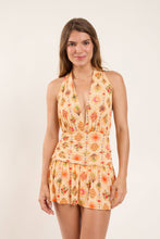 Laden Sie das Bild in den Galerie-Viewer, Image 05: Rio De Sol Mini Dress Mosaico Low Cut Dress
