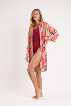 Laden Sie das Bild in den Galerie-Viewer, Image 02: Rio De Sol Hemdblusenkleid Sea-Bloom Chemise Gabriele
