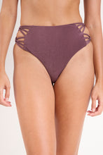 Laden Sie das Bild in den Galerie-Viewer, Gallery: Rio De Sol Unterteil Bottom Malibu-Ebano Highwaist-Spin-Iris
