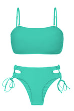Laden Sie das Bild in den Galerie-Viewer, Product Front: Rio De Sol Set Set Opal Bandeau-Reto Madrid
