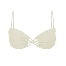 Laden Sie das Bild in den Galerie-Viewer, Product Front: Rio De Sol Oberteil Top Malibu-Natural Bandeau-Iris
