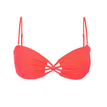 Laden Sie das Bild in den Galerie-Viewer, Product Front: Rio De Sol Oberteil Top Malibu-Folia Bandeau-Iris
