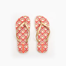 Laden Sie das Bild in den Galerie-Viewer, Product Front: Rio De Sol Flip-Flop Floral-Scales Slim
