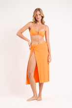 Laden Sie das Bild in den Galerie-Viewer, Image 04: Rio De Sol Strandrock Bio-Laranjada Long Skirt Knot
