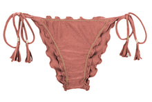 Laden Sie das Bild in den Galerie-Viewer, Product Front: Rio De Sol Unterteil Bottom Shimmer-Copper Frufru
