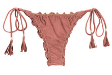 Laden Sie das Bild in den Galerie-Viewer, Product Front: Rio De Sol Unterteil Bottom Shimmer-Copper Frufru-Fio
