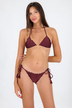 Laden Sie das Bild in den Galerie-Viewer, Model Front: Rio De Sol Unterteil Bottom Barolo Frufru-Fio
