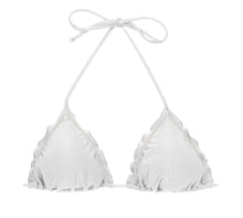Laden Sie das Bild in den Galerie-Viewer, Product Front: Rio De Sol Oberteil Top Shimmer-White Frufru
