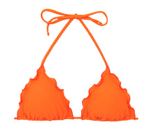 Laden Sie das Bild in den Galerie-Viewer, Product Front: Rio De Sol Oberteil Top Dots-Orange Frufru
