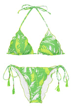 Laden Sie das Bild in den Galerie-Viewer, Product Front: Rio De Sol Set Set Green-Palms Frufru-Comfy
